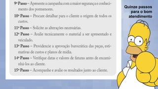 Quinze passos
para o bom
atendimento
 