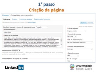 1° passo
Criação da página

 