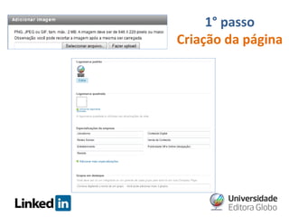 1° passo
Criação da página

 