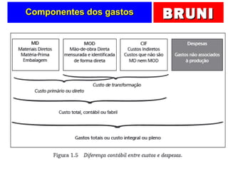 BRUNIBRUNIComponentes dos gastosComponentes dos gastos
 