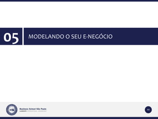 44 
05 MODELANDO O SEU E-NEGÓCIO 
 