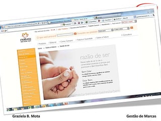 Graziela B. Mota

Gestão de Marcas

 