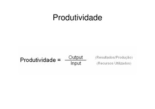 Produtividade
 