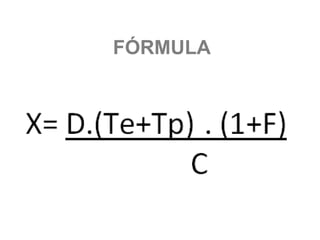FÓRMULA
 