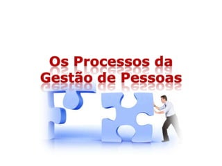 Os Processos da
Gestão de Pessoas
 