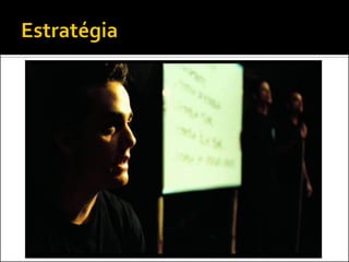    O conceito de estratégia...
     em grego stratēgía, em latim “estrategi”, em
     francês stratégie, em inglês strategy, em alemão
     strategie, em italiano strategia, em espanhol
     estrategia
 