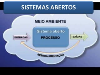 SISTEMAS ABERTOS
 