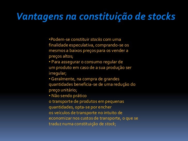 GestÃ£o de stocks flÃ¡Ã¡