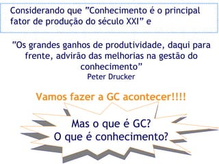 Gestão do Conhecimento