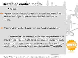 Gestão do conhecimento (Knowledge Management)