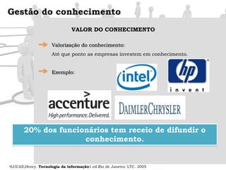 Gestão do conhecimento (Knowledge Management)
