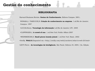 Gestão do conhecimento (Knowledge Management)