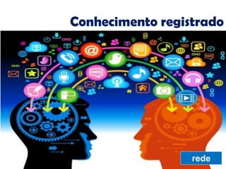 Conhecimento registrado 
rede  