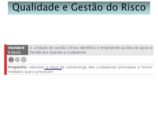 Qualidade e Gestão do Risco

 