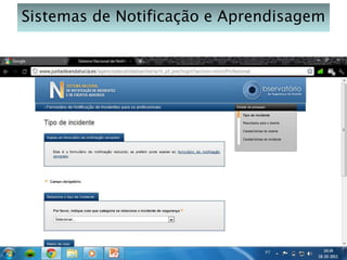Sistemas de Notificação e Aprendisagem

 