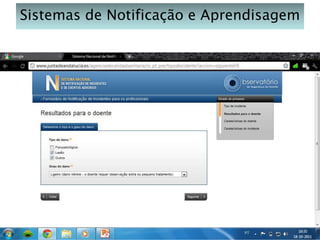 Sistemas de Notificação e Aprendisagem

 
