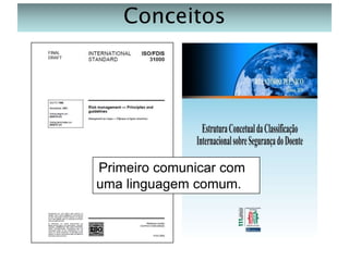 Conceitos

Primeiro comunicar com
uma linguagem comum.

 