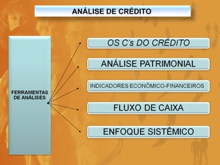 ANÁLISE DE CRÉDITO  