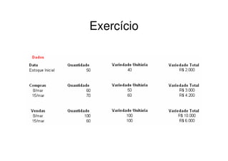 Exercício
 