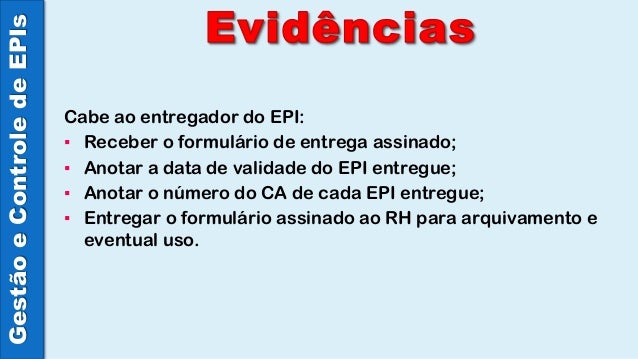 Gestão e Controle de EPIs - Tutorial passo a passo