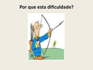 Por que esta dificuldade?