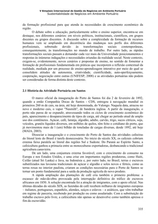 Gestão em ambiente portuária