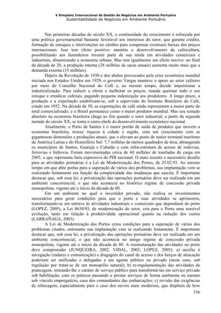 Gestão em ambiente portuária