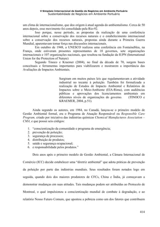 Gestão em ambiente portuária