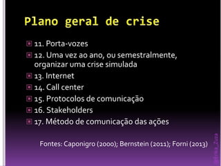 Gestão em comunicação em tempos de crise - slideshare | PDF
