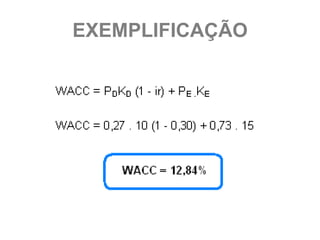 EXEMPLIFICAÇÃO
 