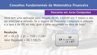 Matemática Financeira aula 9 - Gestão Financeira: cálculo de parcelas 