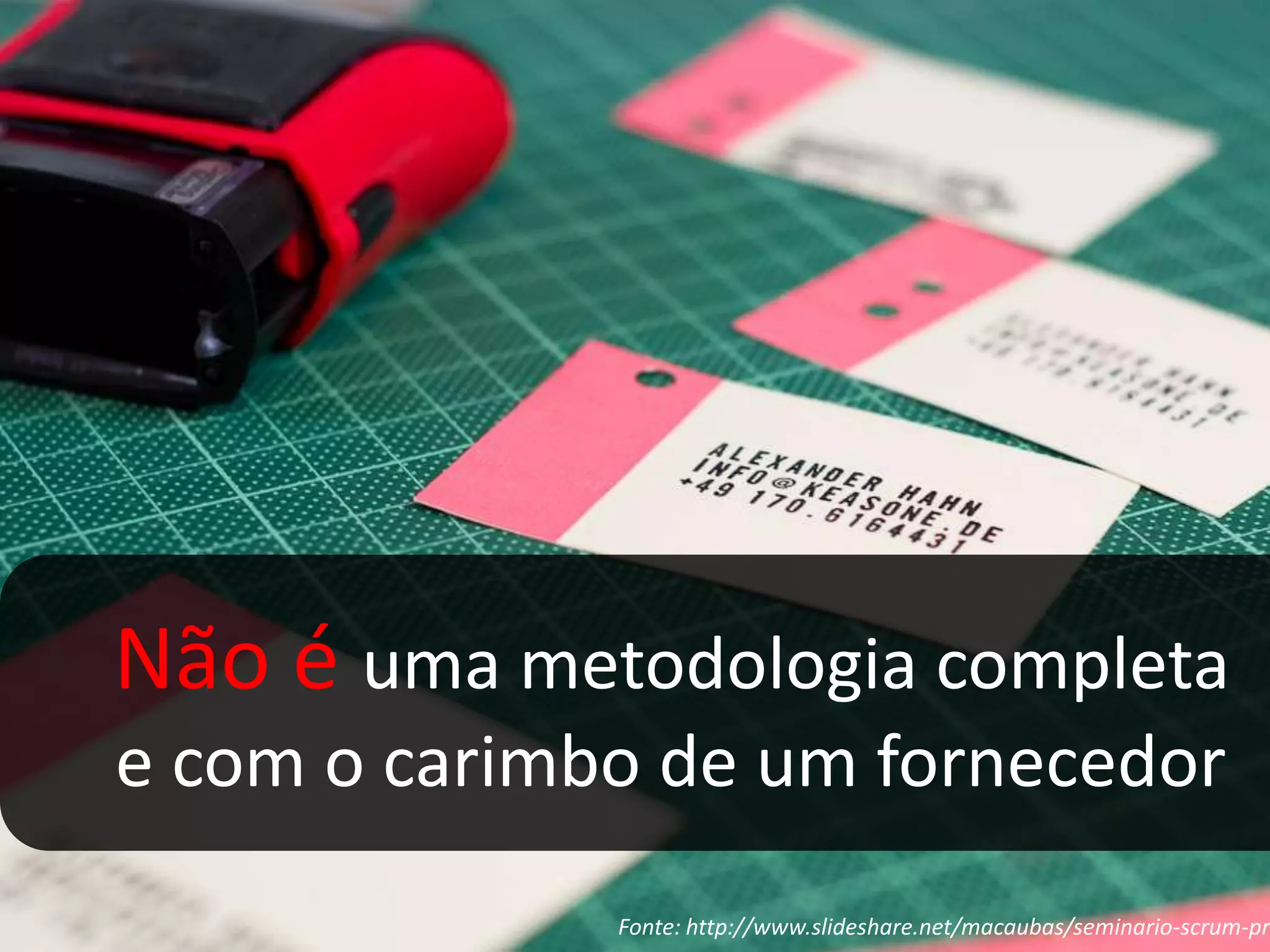 Erros comuns no burndownchartAusência ou abandonoBurndown para o ProductOwnerNão ajustar os planosFonte: DairtonBassi – Agile Brazil 2010