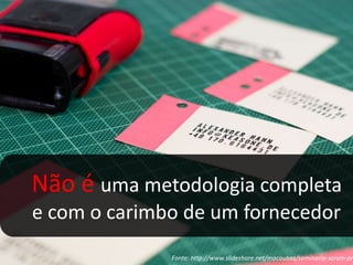 Erros comuns no burndownchartAusência ou abandonoBurndown para o ProductOwnerNão ajustar os planosFonte: DairtonBassi – Agile Brazil 2010