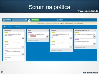 281 Jonathan Maia
www.eunati.com.br
Scrum na prática
 