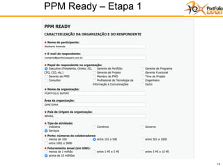 14
PPM Ready – Etapa 1
14
 