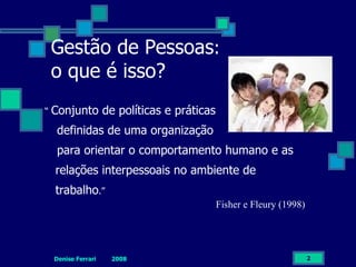 GestãO Pessoas.Ppt