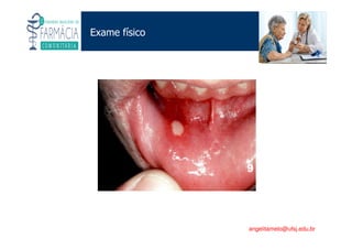 Existe um caminho que vai dos olhos ao coração sem passar pelo intelecto. (Gilbert Keith Chesterton)
Angelita C. Melo
angelitamelo@ufsj.edu.br
Exame físico
 