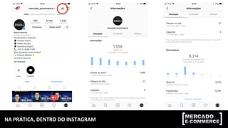 NA	PRÁTICA,	DENTRO	DO	INSTAGRAM	
MÓDULO	2:	MÉTRICAS,	KPIs	E	TAGS	DE	CONVERSÃO	
 