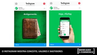 O	INSTAGRAM	MOSTRA	CONCEITO,	VALORES	E	BASTIDORES	
 