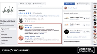 AVALIAÇÕES	DOS	CLIENTES	
 