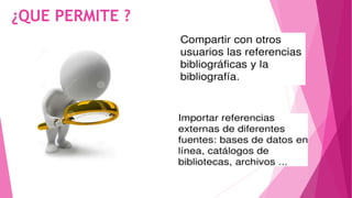 ¿QUE PERMITE ?
 