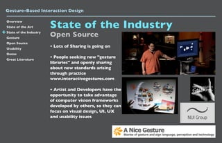 Gesture Based Interaction
