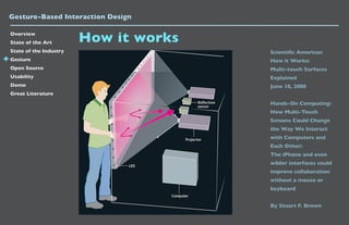 Gesture Based Interaction