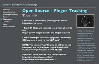 Gesture Based Interaction