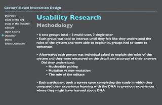 Gesture Based Interaction