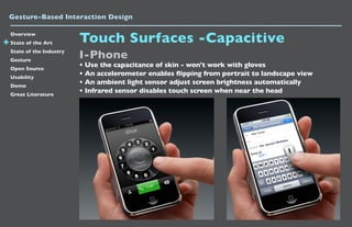 Gesture Based Interaction