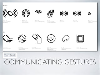 Timo Arnall


COMMUNICATING GESTURES
 