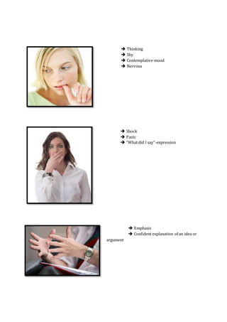 A comprehensive guide to common hand gestures | DOCX