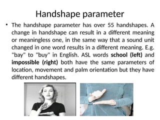 Gestures and sign language for language studies | PPTX