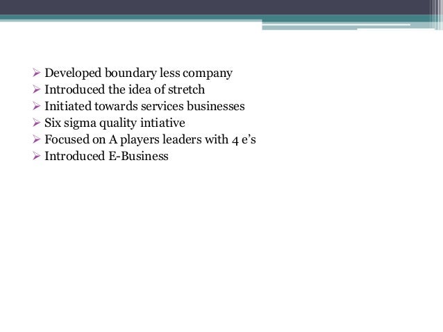 case 1 ge s two decade Free essay: ge’s two decade transformation: jack welch’s leadership 1 how difficult a challenge did welch face in 1981 how effectively did. case 1 ge s two decade Free essay: ge’s two decade transformation: jack welch’s leadership 1 how difficult a challenge did welch face in 1981 how effectively did.
